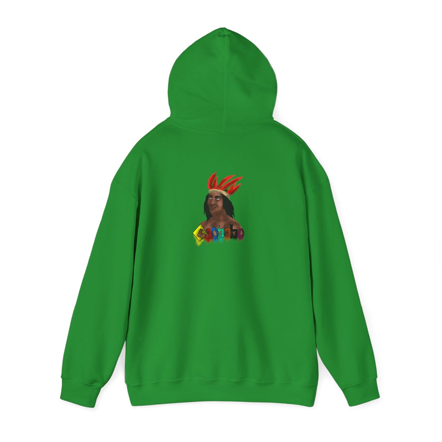 Cultural Vibes Unisex Hooded Sweatshirt with Colorful Design
