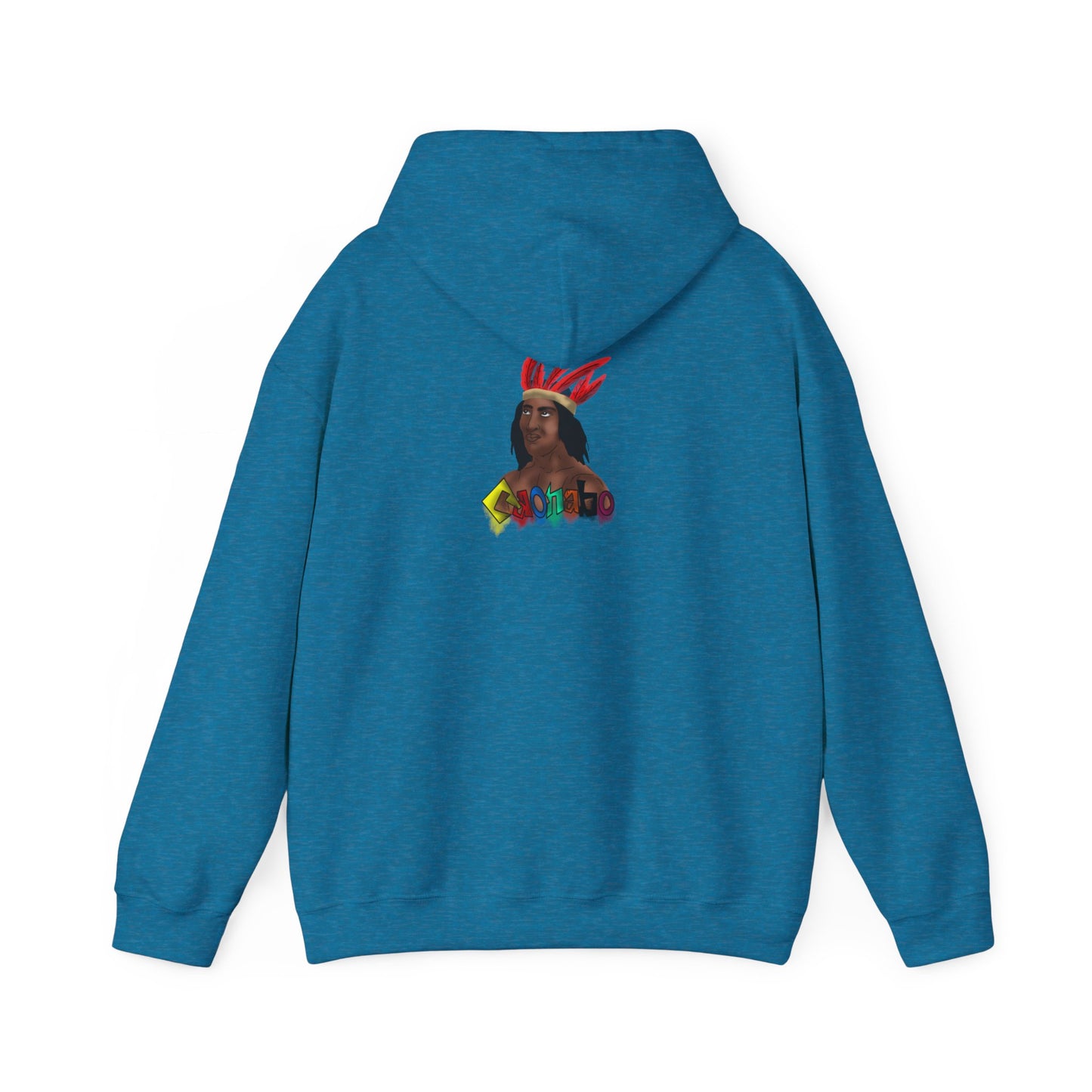 Cultural Vibes Unisex Hooded Sweatshirt with Colorful Design