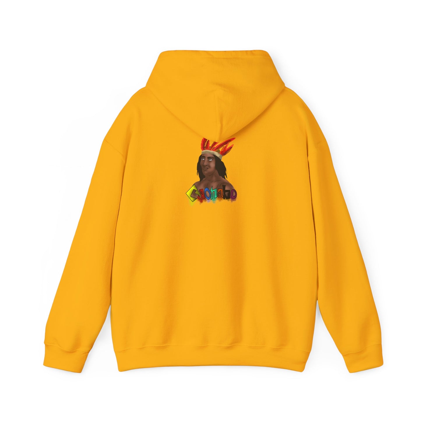 Cultural Vibes Unisex Hooded Sweatshirt with Colorful Design