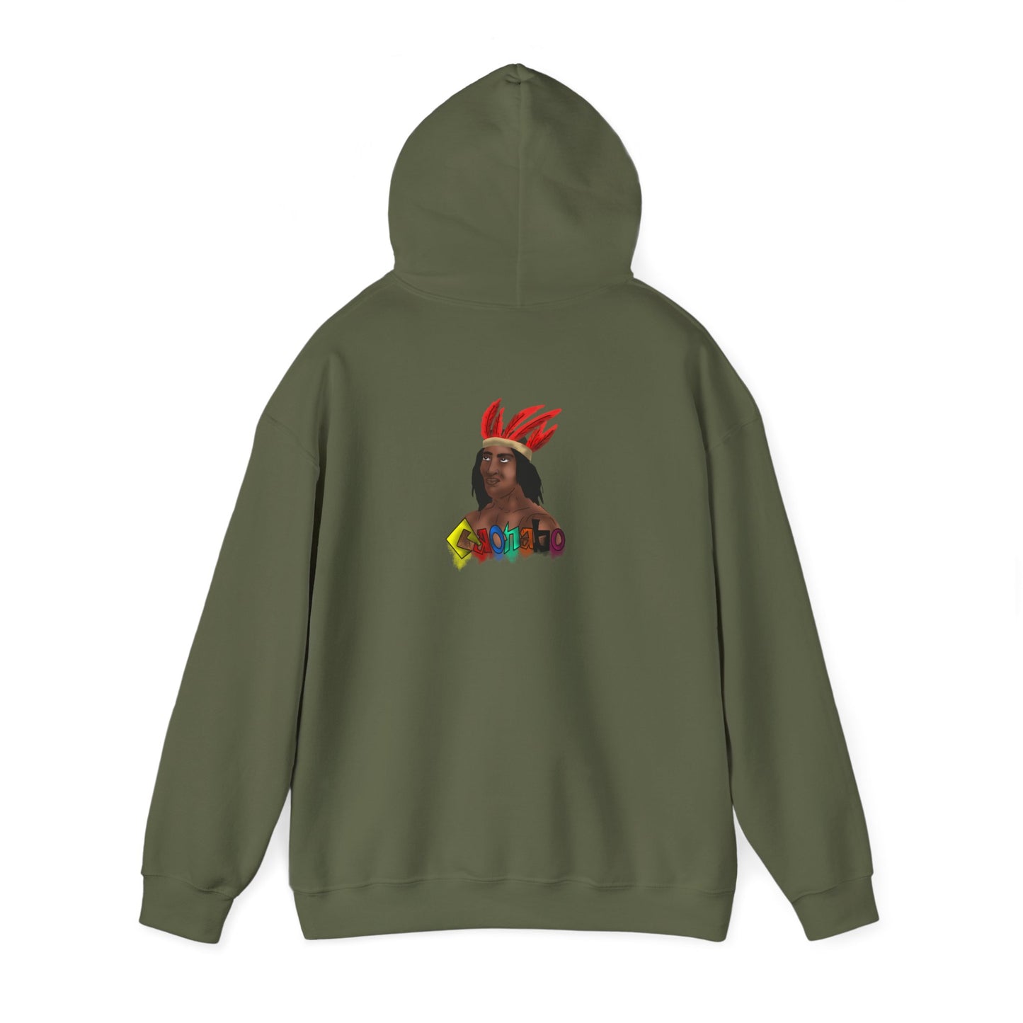 Cultural Vibes Unisex Hooded Sweatshirt with Colorful Design