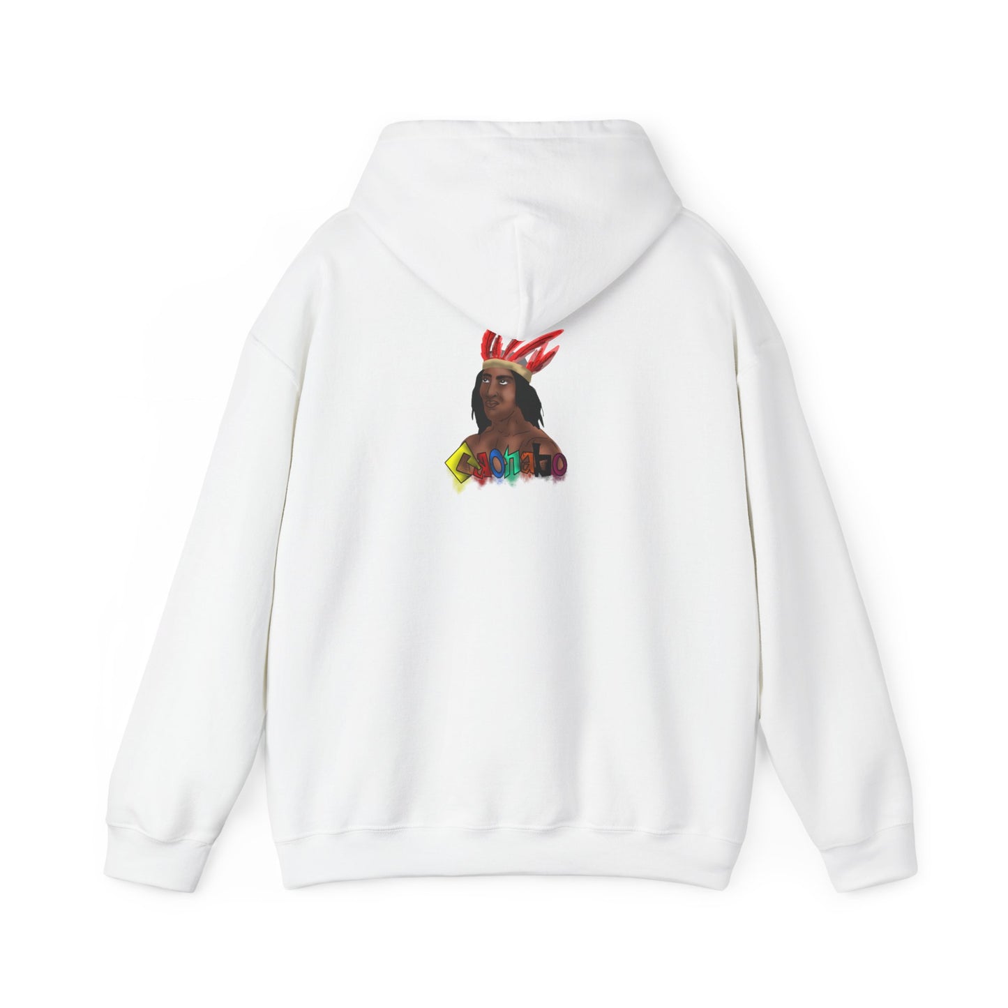 Cultural Vibes Unisex Hooded Sweatshirt with Colorful Design