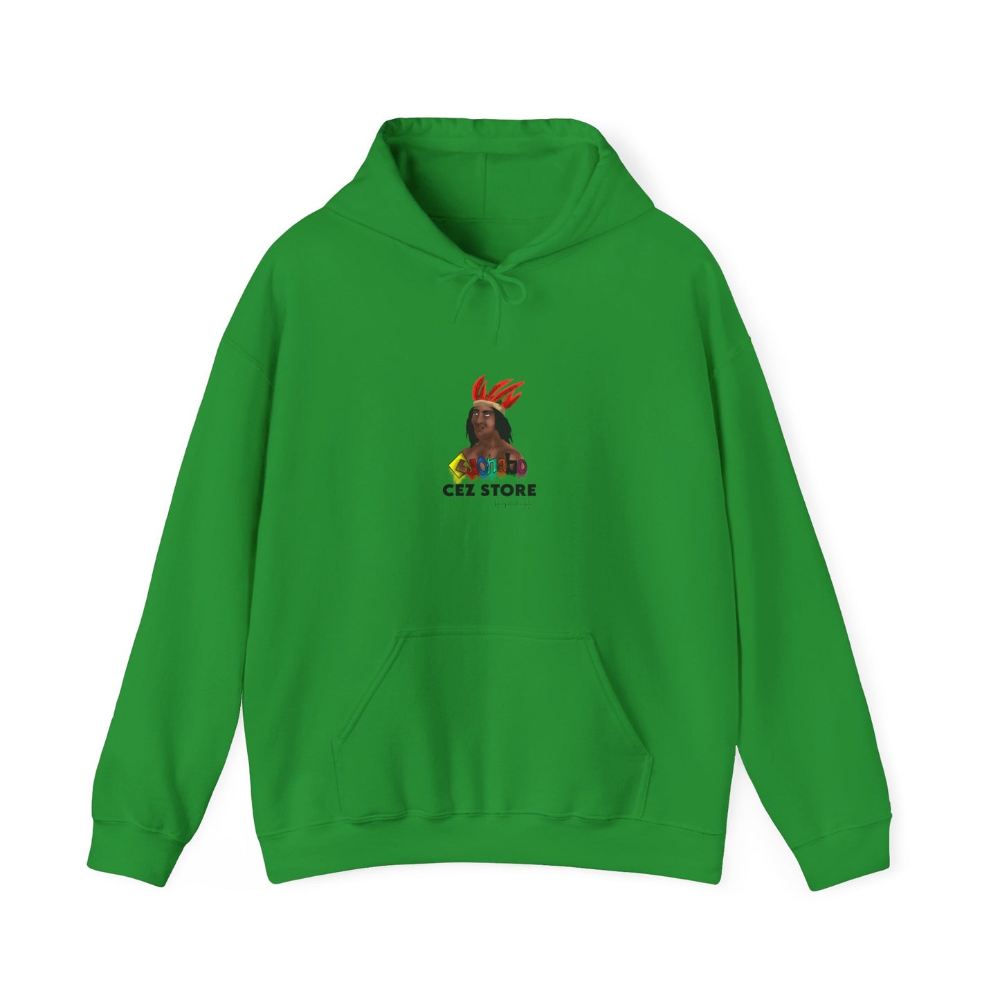 Cultural Vibes Unisex Hooded Sweatshirt with Colorful Design