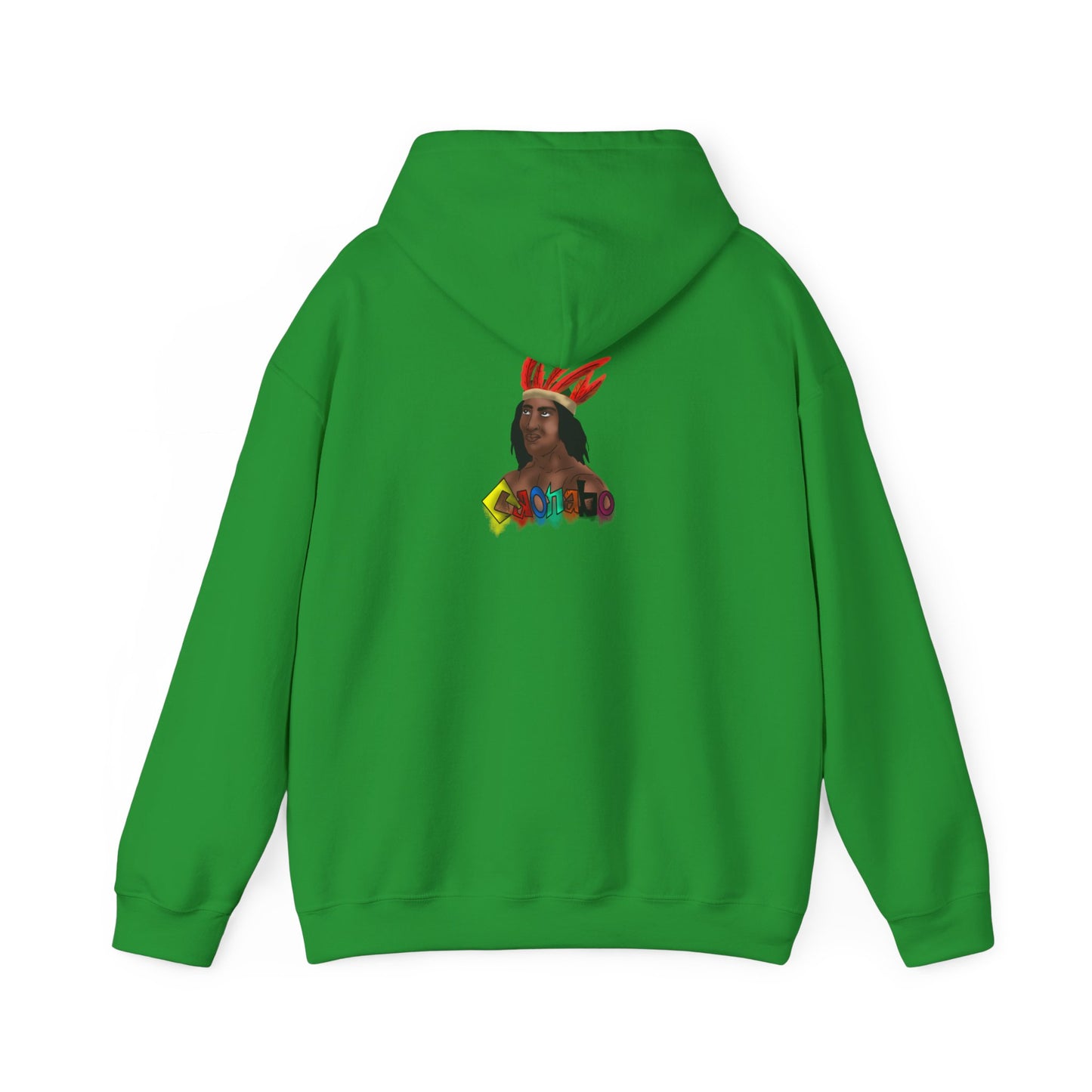 Cultural Vibes Unisex Hooded Sweatshirt with Colorful Design